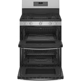 30'' Free-Standing Gas Double Oven Convection Fingerprint Resistant Range With No Preheat Air Fry