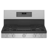 30'' Free-Standing Gas Double Oven Convection Fingerprint Resistant Range With No Preheat Air Fry