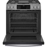 30'' Smart Slide-In Front-Control Gas Fingerprint Resistant Range With No Preheat Air Fry