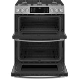 30'' Smart Slide-In Front-Control Gas Double Oven Convection Fingerprint Resistant Range