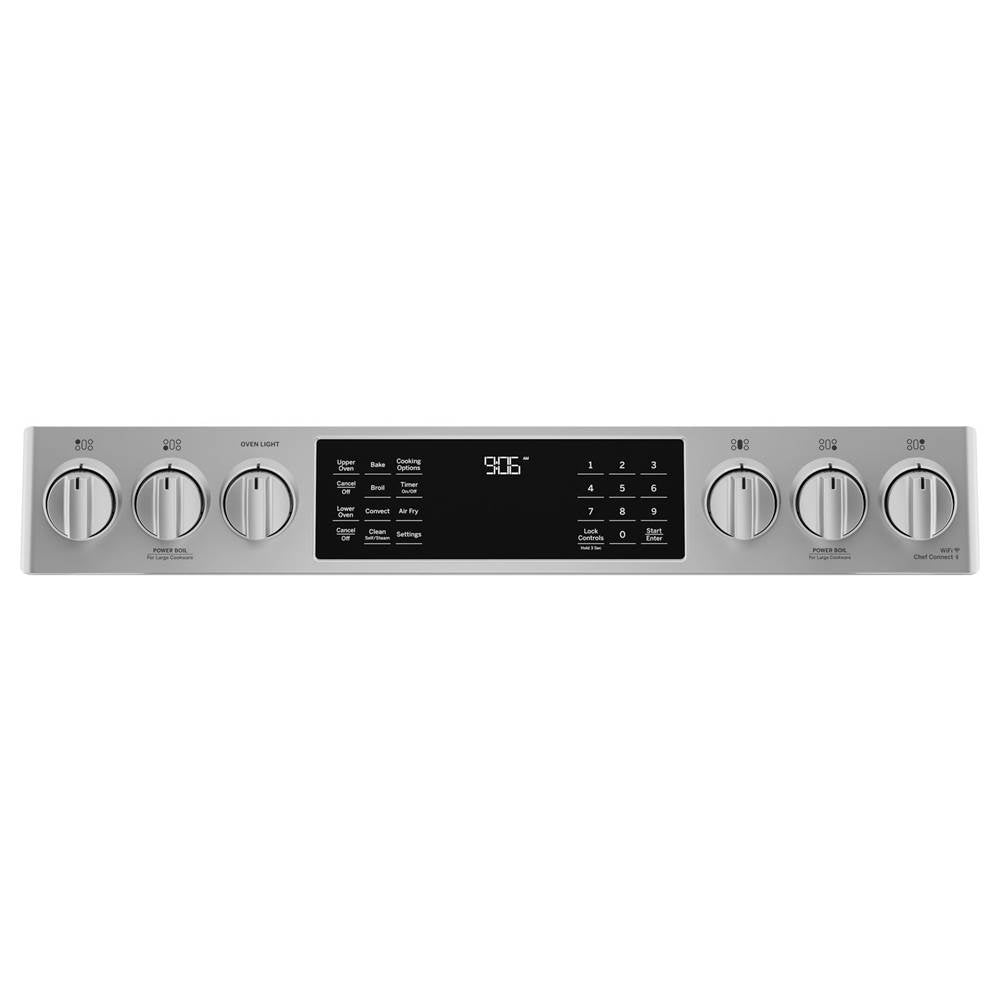 30'' Smart Slide-In Front-Control Gas Double Oven Convection Fingerprint Resistant Range