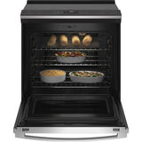 30'' Smart Slide-In Fingerprint Resistant Front-Control Induction And Convection Range With No Preheat Air Fry