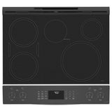 30'' Smart Slide-In Fingerprint Resistant Front-Control Induction And Convection Range With No Preheat Air Fry