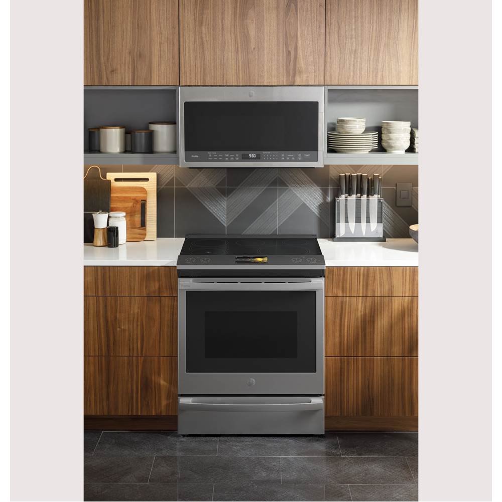 30'' Smart Slide-In Front-Control Induction Fingerprint Resistant Range With In Oven Camera