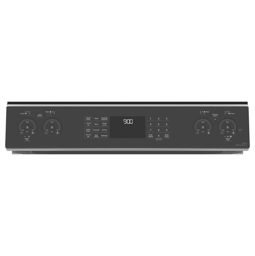 30'' Smart Slide-In Electric Double Oven Convection Fingerprint Resistant Range