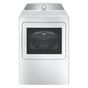 GE Profile Series - 7.4 cu. ft. Capacity aluminized alloy drum Electric Dryer with Sanitize Cycle and Sensor Dry - White