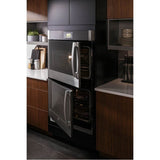 GE ProfileE Series 30'' Built-In Convection Double Wall Oven with Left-Hand Side-Swing Doors
