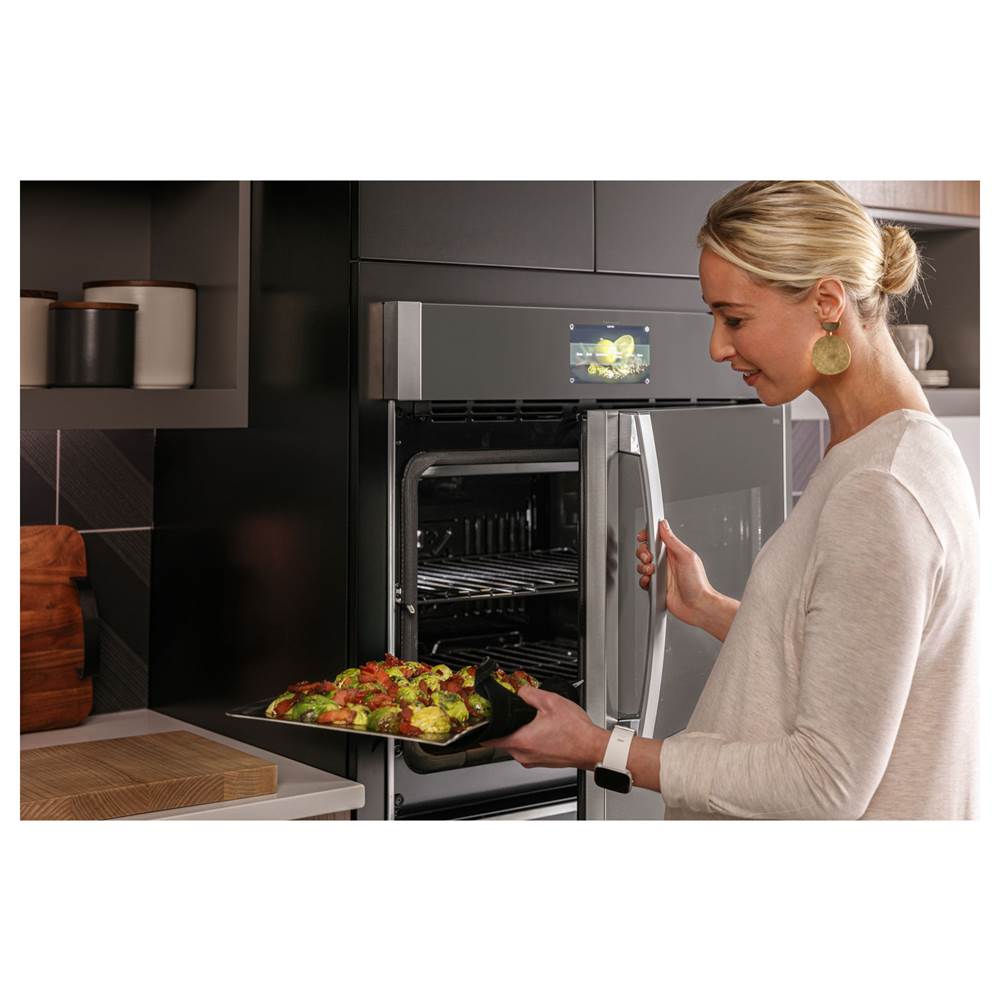 GE ProfileE Series 30'' Built-In Convection Single Wall Oven with Left-Hand Side-Swing Doors
