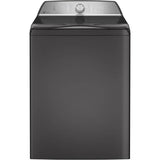 GE Profile Series - 4.9 cu. ft. Capacity Washer with Smarter Wash Technology and FlexDispense - Diamond Gray