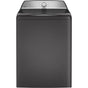 GE Profile Series - 4.9 cu. ft. Capacity Washer with Smarter Wash Technology and FlexDispense - Diamond Gray