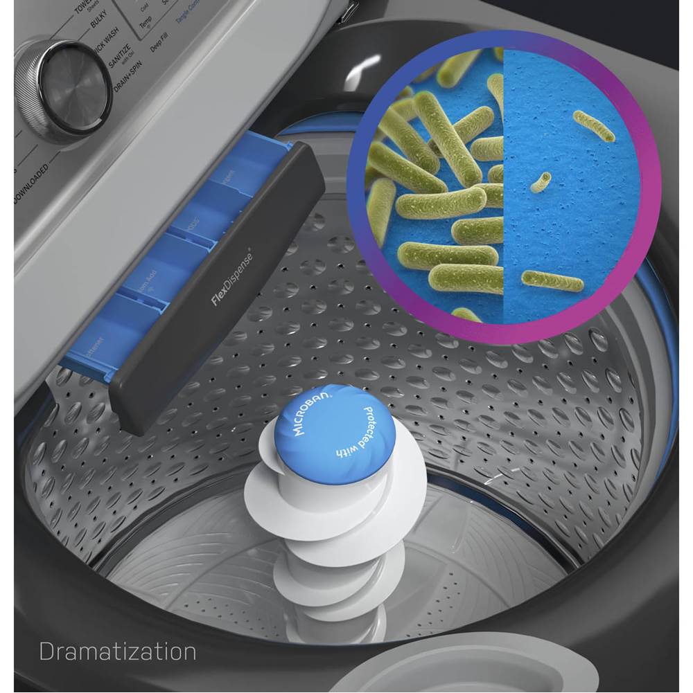 4.9 cu. ft. Capacity Washer with Smarter Wash Technology and FlexDispense
