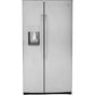 GE Profile Series - Series 21.9 Cu. Ft. Counter-Depth Side-By-Side Refrigerator - Stainless Steel
