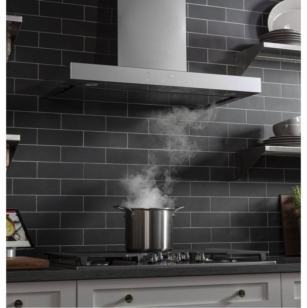 36   WiFi Enabled Designer Wall Mount Hood w/ Perimeter Venting