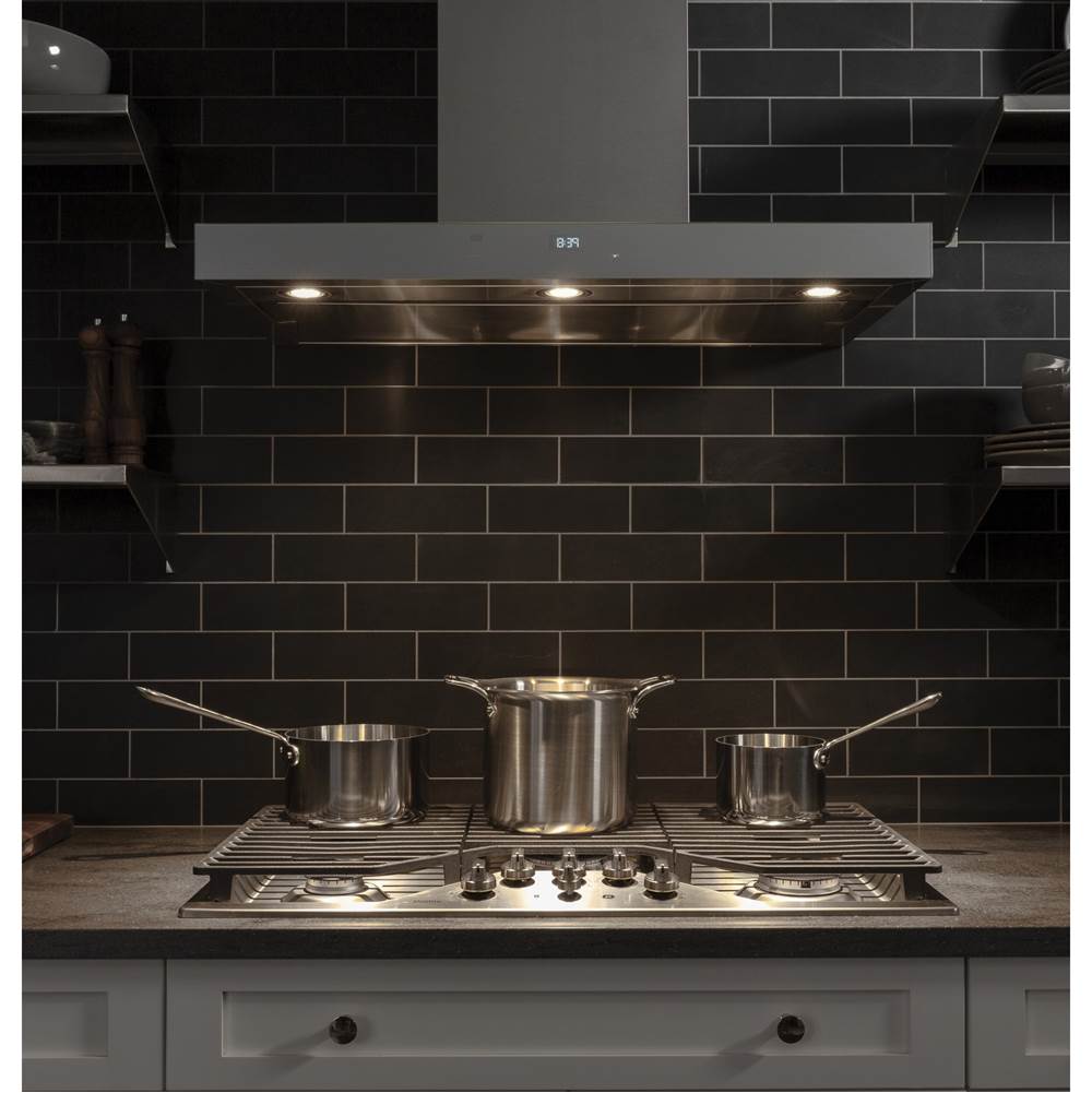 36   WiFi Enabled Designer Wall Mount Hood w/ Perimeter Venting