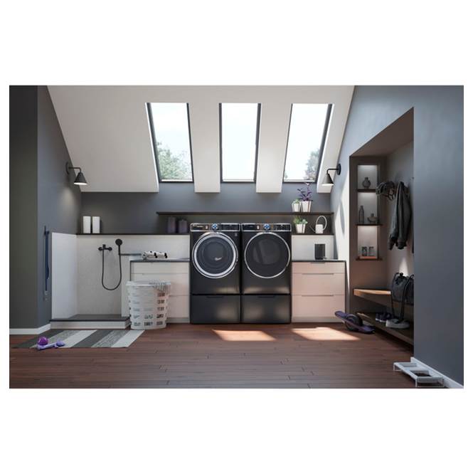 5.3 Cu. Ft. Capacity Smart Front Load Energy Star Steam Washer With Adaptive Smartdispenseultrafresh Vent System Pluswith Odorblock
