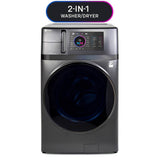 GE Profile Series - ENERGY STAR 28'' All In One Washer Dryer - Black Slate