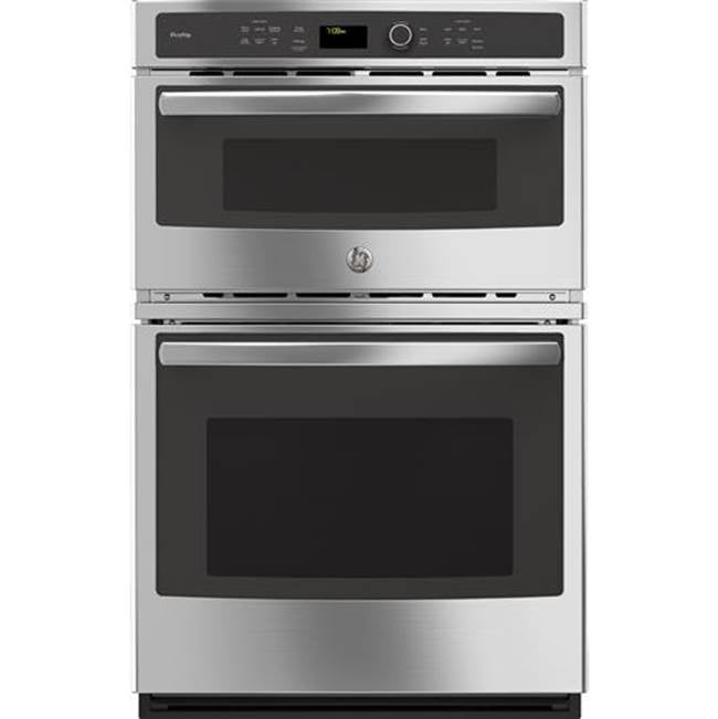 GE Profile Series - GE Profile 27'' Built-In Combination Convection Microwave/Convection Wall Oven - Stainless Steel