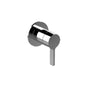 Graff - Terra Round Trim Plate with Handle - Architectural White