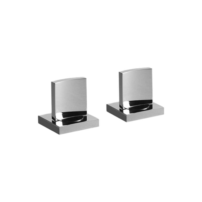 Graff - Sade/Targa Widespread Lavatory Faucet Handle Set - Deck-Mounted - Architectural White