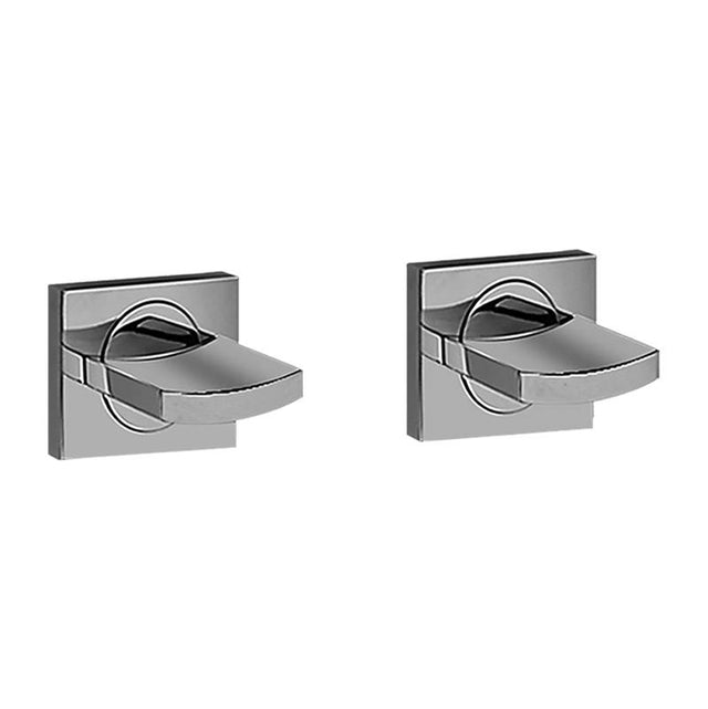 Graff - Sade/Targa/Luna Floor-Mounted Tub Filler Handle Set - Wall-Mounted - Architectural White
