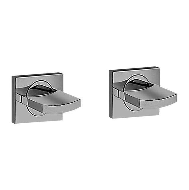 Graff - Sade/Targa/Luna Floor-Mounted Vessel Filler Handle Set - Wall-Mounted - Architectural White
