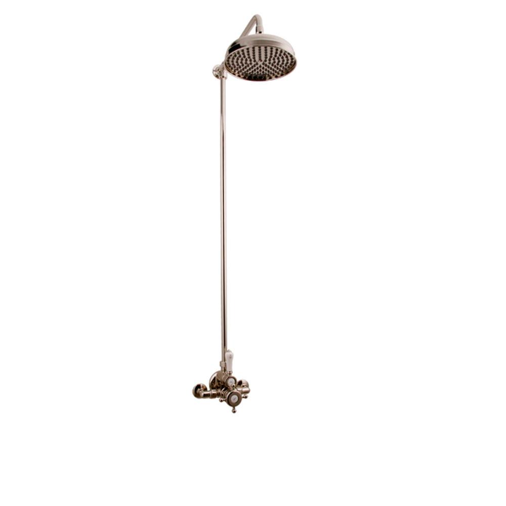 Graff - Adley Exposed Thermostatic Shower System (Rough and Trim) - Polished Nickel