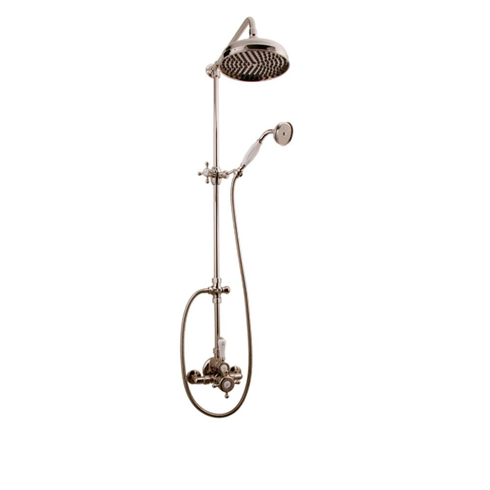 Graff - Adley Exposed Thermostatic Shower System w/Handshower (Rough and Trim) - Polished Nickel