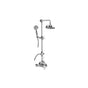 Graff - Adley Traditional Exposed Thermostatic Tub and Shower System - w/Metal Handshower Handle - Architectural White