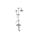 Graff - Adley Exposed Thermostatic Tub and Shower System w/Handshower (Rough and Trim) - Architectural White