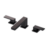 Graff - Incanto Widespread Lavatory Faucet - Brushed Onyx Pvd