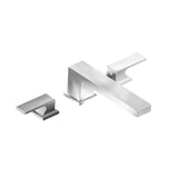 Graff - Incanto Deck Mount Roman Tub Filler Rough & Trim - Polished Nickel