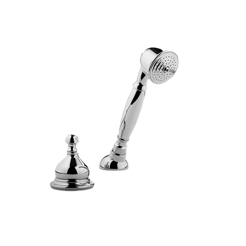 Graff - Adley Deck-Mounted Handshower & Diverter (Trim) - 24K Brushed Gold Plated