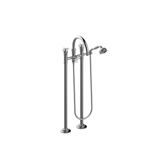 Graff - Vignola Floor-Mounted Tub Filler - Architectural White