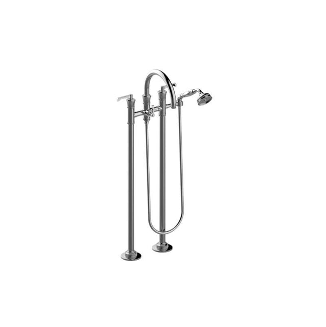 Graff - Vignola Floor-Mounted Tub Filler - Architectural White