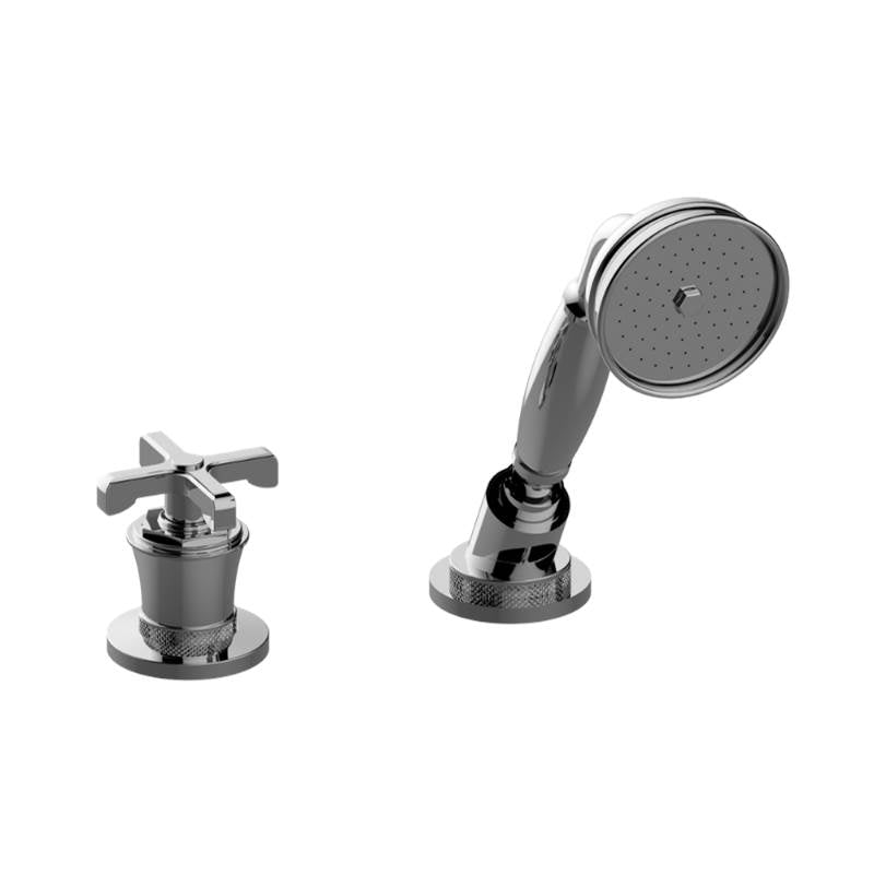 Graff - Vignola Deck-Mounted Handshower and Diverter Set (Trim) - Architectural White