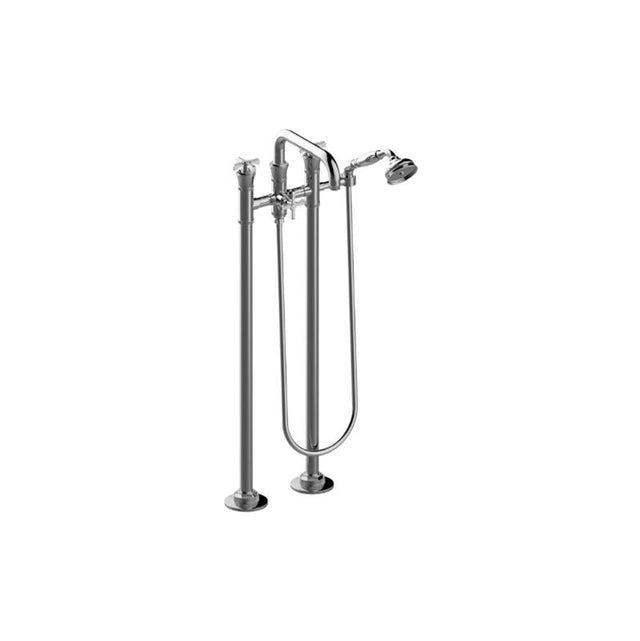 Graff - Vignola Floor-Mounted Tub Filler - Architectural White