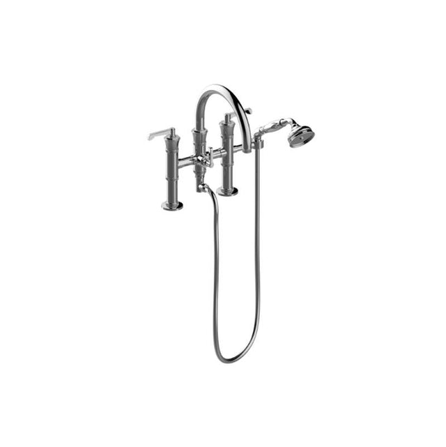 Graff - Vignola Deck-Mounted Tub Filler - Architectural White