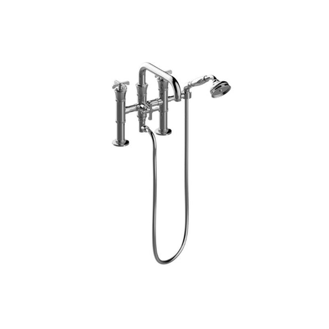 Graff - Vignola Deck-Mounted Tub Filler - Architectural White