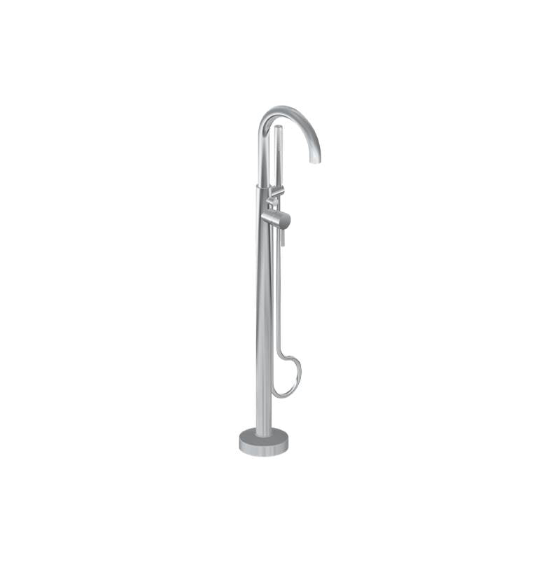 Graff - M.E. Floor-Mounted Exposed Tub Filler (Trim) - Warm Bronze Pvd