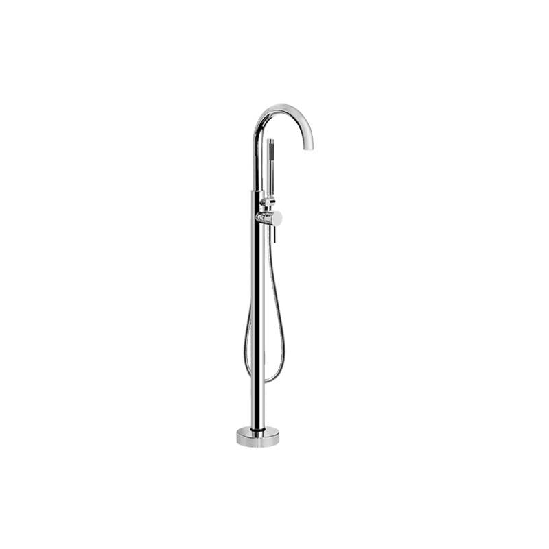 Graff - M.E. Floor-Mounted Exposed Tub Filler (Trim) - Architectural White