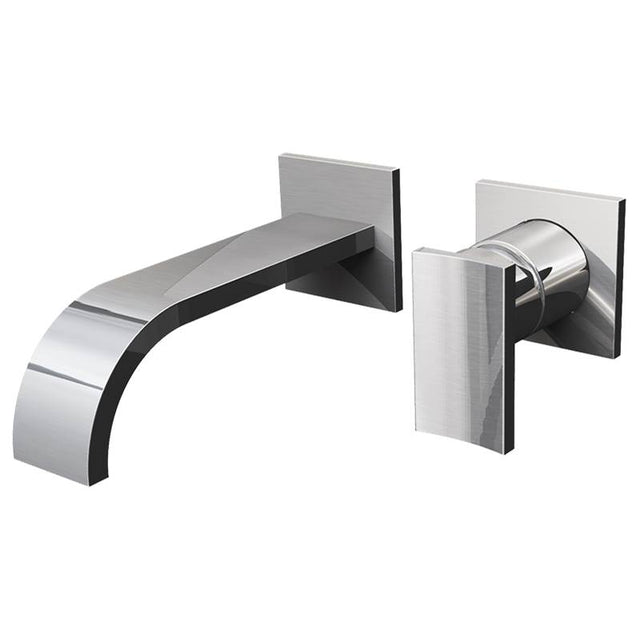 Graff - Sade Wall-Mounted Lavatory Faucet - Steelnox  Satin Nickel
