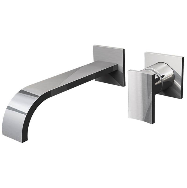 Graff - Sade Wall-Mounted Lavatory Faucet - Steelnox  Satin Nickel