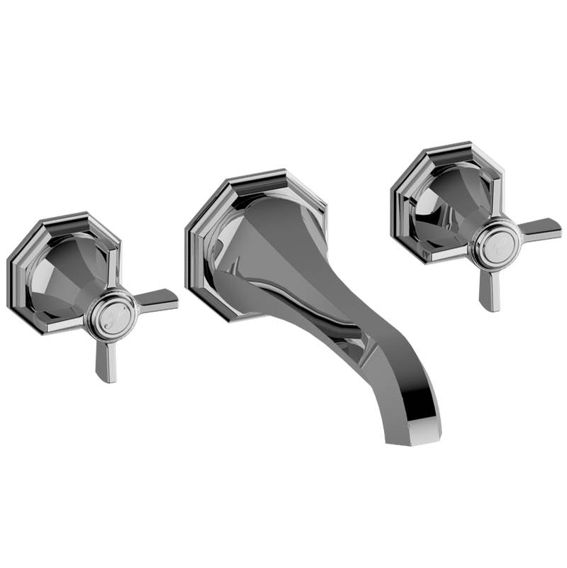 Graff - Topaz Wall-Mounted Lavatory Faucet (Trim) - Architectural White