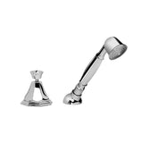 Graff - Topaz Deck-Mounted Handshower & Diverter (Trim) - Architectural White