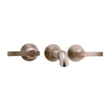 Graff - Bali Wall-Mounted Lavatory Faucet - Steelnox  Satin Nickel