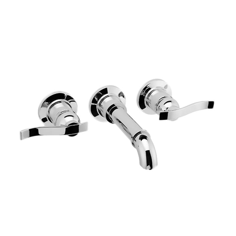 Graff - Bali Wall-Mounted Lavatory Faucet - Polished Nickel