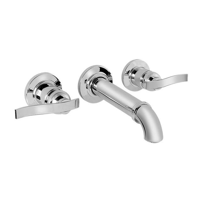 Graff - Bali Wall-Mounted Lavatory Faucet - Vintage Brushed Brass