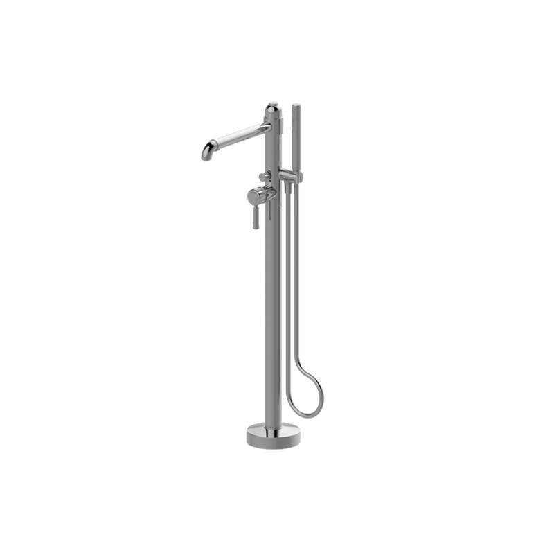 Graff - Bali Floor Mounted Exposed Tub Filler (Trim) - Architectural White