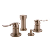 Graff - Bali Bidet Set - Steelnox  Satin Nickel