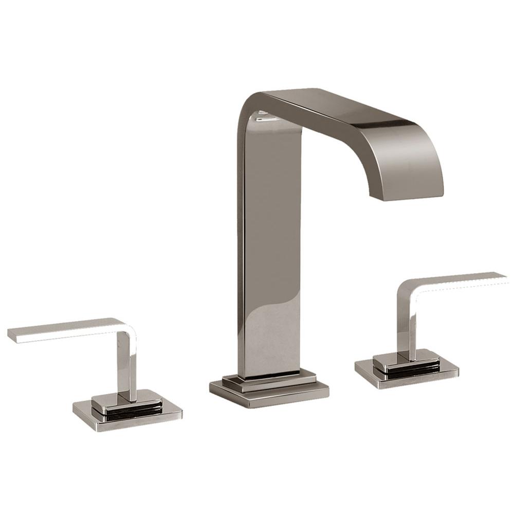 Graff - Immersion Widespread Lavatory Faucet - Steelnox  Satin Nickel